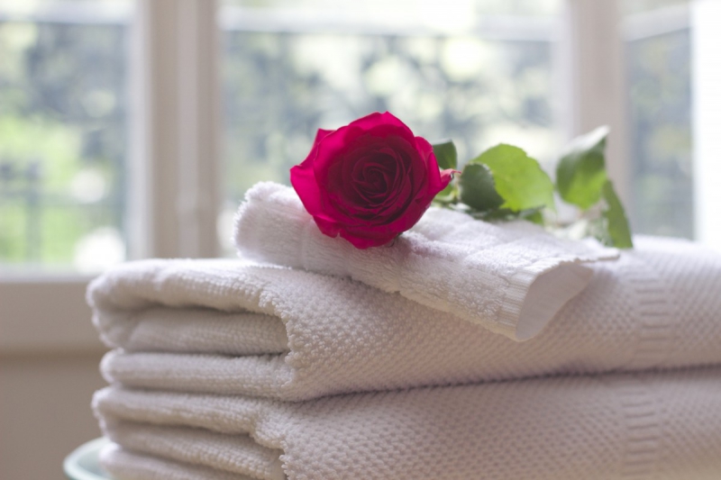 hotel-ST CYR SUR MER-min_towel_rose_clean_care_salon_spa_white_bath-731641